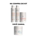 Kit Cachos Revitalização (Macadâmia e Rícino) Ganhe uma Máscara Banho de lua