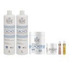 Kit Cachos Reconstrução (Colágeno Hidrolisado) + Gelatina Cachos e Definição GRÁTIS REPAIR TOUCH E SHINE GLOSS