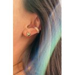 Piercing Cravejado Robusto M Ouro