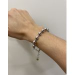 Pulseira Esfera Ródio