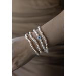 Pulseira Pérola Natural Olho Grego