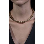 Choker Aro Torcida Máxi Ouro