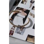 Choker Aro Torcida Máxi Ouro