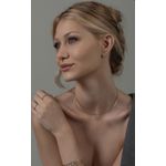 Choker Aro Rígido Pingente Ouro