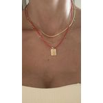 Colar Pedras Zircônia Ouro 