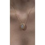 Colar Medalha Milagrosa Prata 925 Ouro