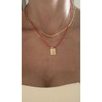 Colar Pedras Zircônia Ouro 