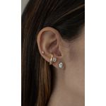 Brinco Oval Moissanite M