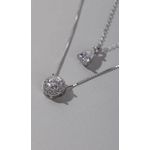 Colar Ponto de Luz Moissanite