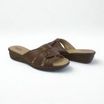 Tamanco Chinelo Couro Anatômico Senhora Promoção Coloridas