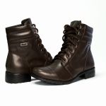 Coturno Militar/Motoqueiro – Couro Legítimo 100% Disponível na cor Marrom (Café)