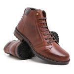 Bota, Coturno Masculino Leve Em Couro Palmilha Gel, Promoção 