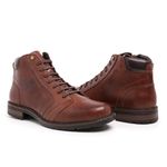 Bota, Coturno Masculino Leve Em Couro Palmilha Gel, Promoção 