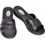 Tamanco Chinelo Couro Anatômico Senhora Promoção Coloridas