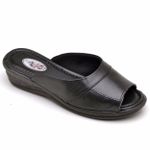 Tamanco Couro Senhora Chinelo Calçado Feminino Anatômico 