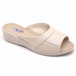 Tamanco Couro Senhora Chinelo Calçado Feminino Anatômico