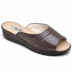 Tamanco Couro Senhora Chinelo Calçado Feminino Anatômico 
