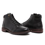 Bota, Coturno Masculino Leve Em Couro Palmilha Gel, Promoção 
