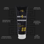SHAMPOO NUTRITIVO 250ML WHEY 4 HAIR