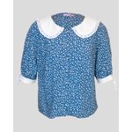 Camisa Ditsy Azul