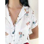 Camisa belle jour branca