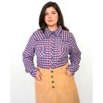 Camisa Flanela Xadrez Lacinho Azul