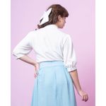 Blusa Refúgio Romântico Branco