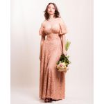 Vestido Corset Serenata de Renda Rosé