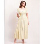 Vestido Corset Cottage Dream Amarelo
