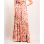 Vestido Drapeado Jane Peach