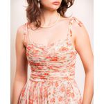 Vestido Drapeado Jane Peach