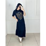 Vestido Camisetão Preto 