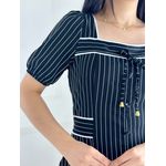 vestido Risca Giz Preto 