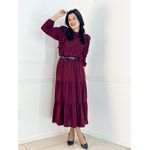 Vestido Mariah Bordô