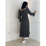 Vestido Camponesa Preto 