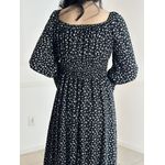 Vestido Camponesa Preto 
