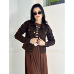 Jaqueta Jeans Marron 