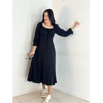 Vestido Camponesa Preto 
