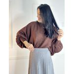 Blusa Morcego Marron 