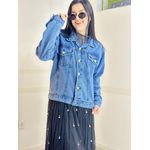 Jaqueta Jeans Escura 