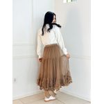Saia Tule Nude 