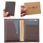 Carteira Masculina Slim Mini Cor Marrom