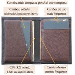 Carteira Masculina Slim Mini Cor Preto