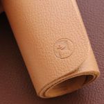 Mouse Pad Grande Desk Pad Desk Mat Mousepad Gamer Couro Legítimo Cor Bege