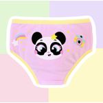 CALCINHA INFANTIL - PANDA ESTRELA (ROSA BEBÊ)