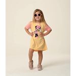 CAMISOLA INFANTIL - MINNIE AMARELO BEBÊ