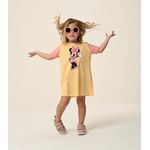 CAMISOLA INFANTIL - MINNIE AMARELO BEBÊ