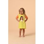  CAMISOLA INFANTIL - MOANA AMARELO LIMA