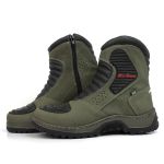 Bota Motociclista IRON 3000 Couro Legítimo -Grafite