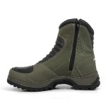 Bota Motociclista IRON 3000 Couro Legítimo -Grafite